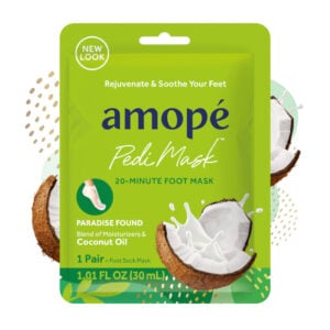 image of amope pedi mask in coconut