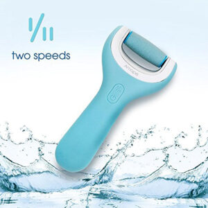 Amope two speed electronic foot file with roller head attached