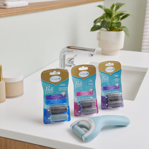 Amope® Pedi Perfect Pro™ Waterproof Rechargeable Foot File Amope US