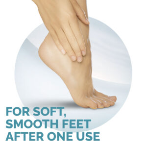 Image of moisturized feet - for soft smooth feet after one use