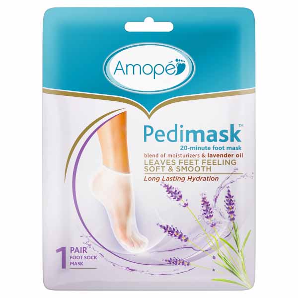 Image of amope pedimask 20 minute foot mask with lavender oil