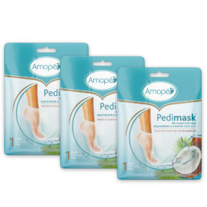 image of 3-pack of Coconut Oil Foot Masks
