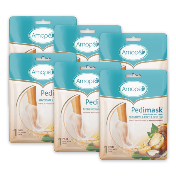 image of 6-pack of Macadamia Oil Foot Masks