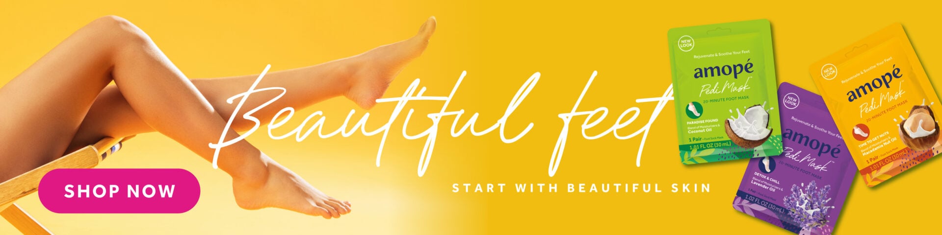 beautiful feet start with beautiful skin